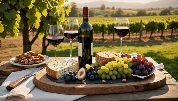 Éveillez vos papilles : accords vins et mets des vignobles
